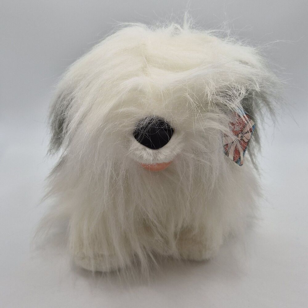 RARE Vintage Fiesta Toy Sheepdog Valentines Plush 11.5"